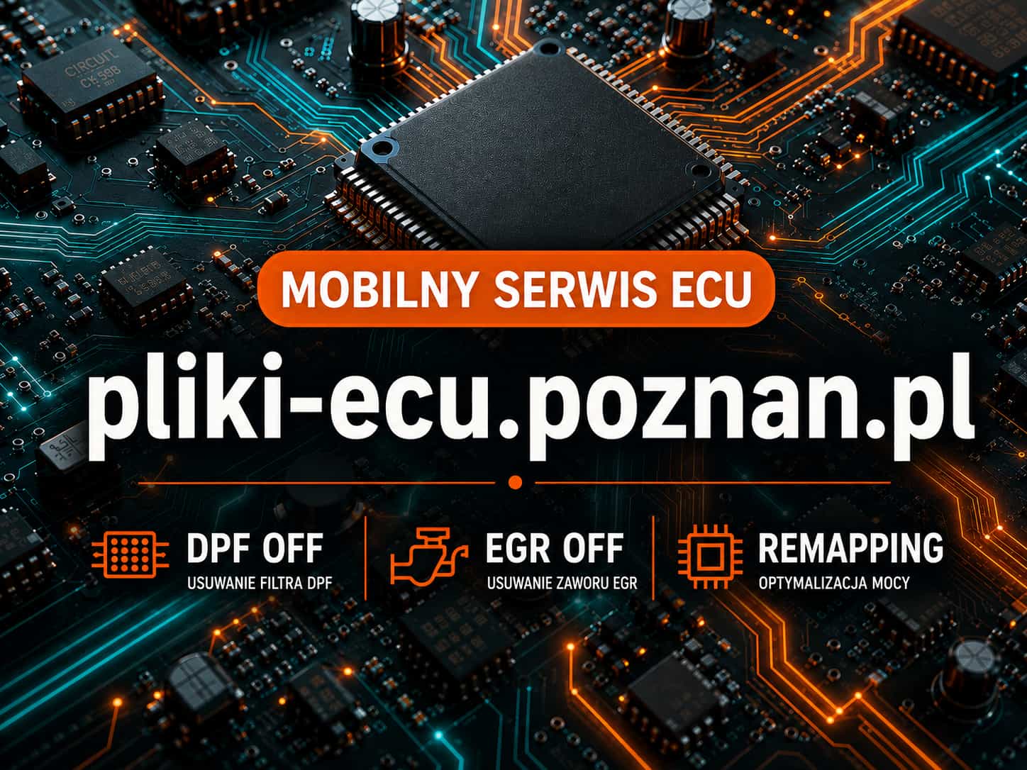 Mobilny serwis ECU w Poznaniu — DPF OFF, EGR OFF, Remapping z dojazdem do klienta. pliki-ecu.poznan.pl
